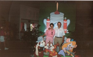 My mother, grandfather, Chip, Dale, and Gadget
